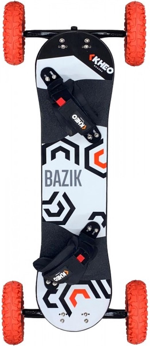 kheo bazik v4 mountainboard 9 inch zwarte wielen