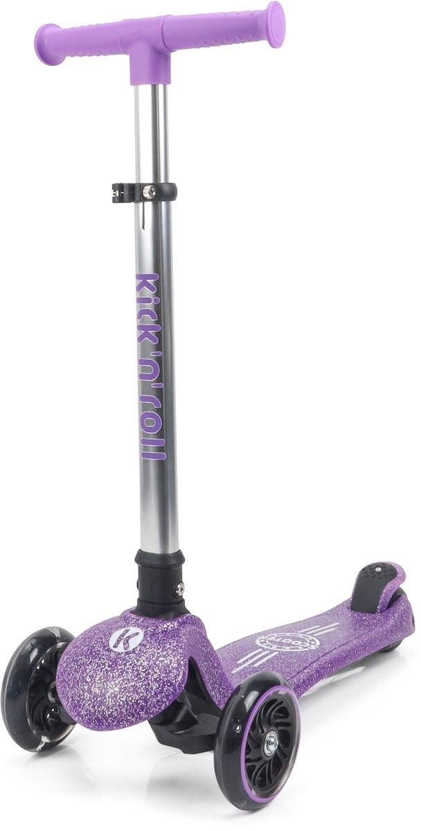 Kick'n'Roll - S9 - Jelly - Kinderstep - Paars - Opvouwbaar Step kopen online