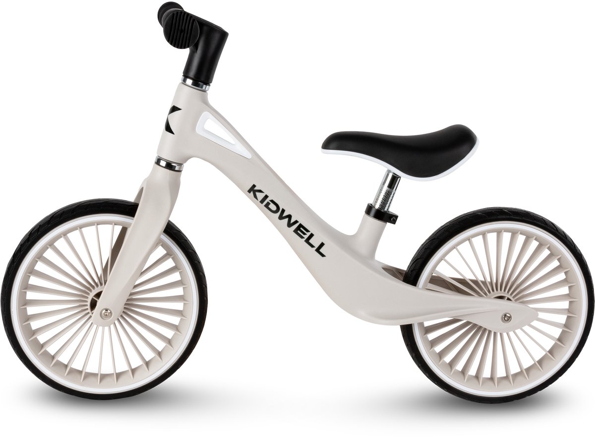 Kidwell-NIX-loopfiets-12 inch-vanaf 2 jaar-Grijs Loopfiets kopen online