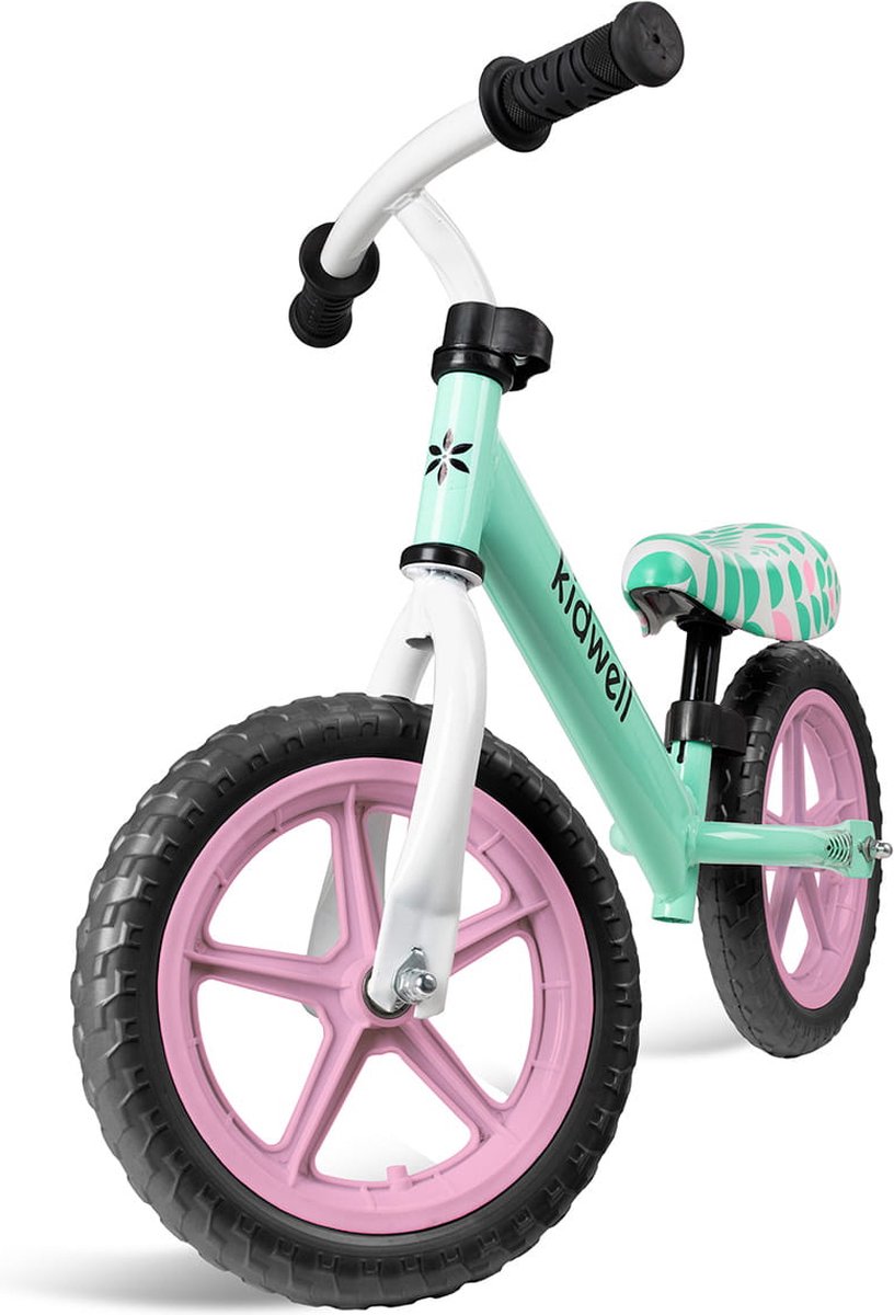 Kidwell Rebel - Loopfiets - Unisex - Mint - 12 Loopfiets kopen online