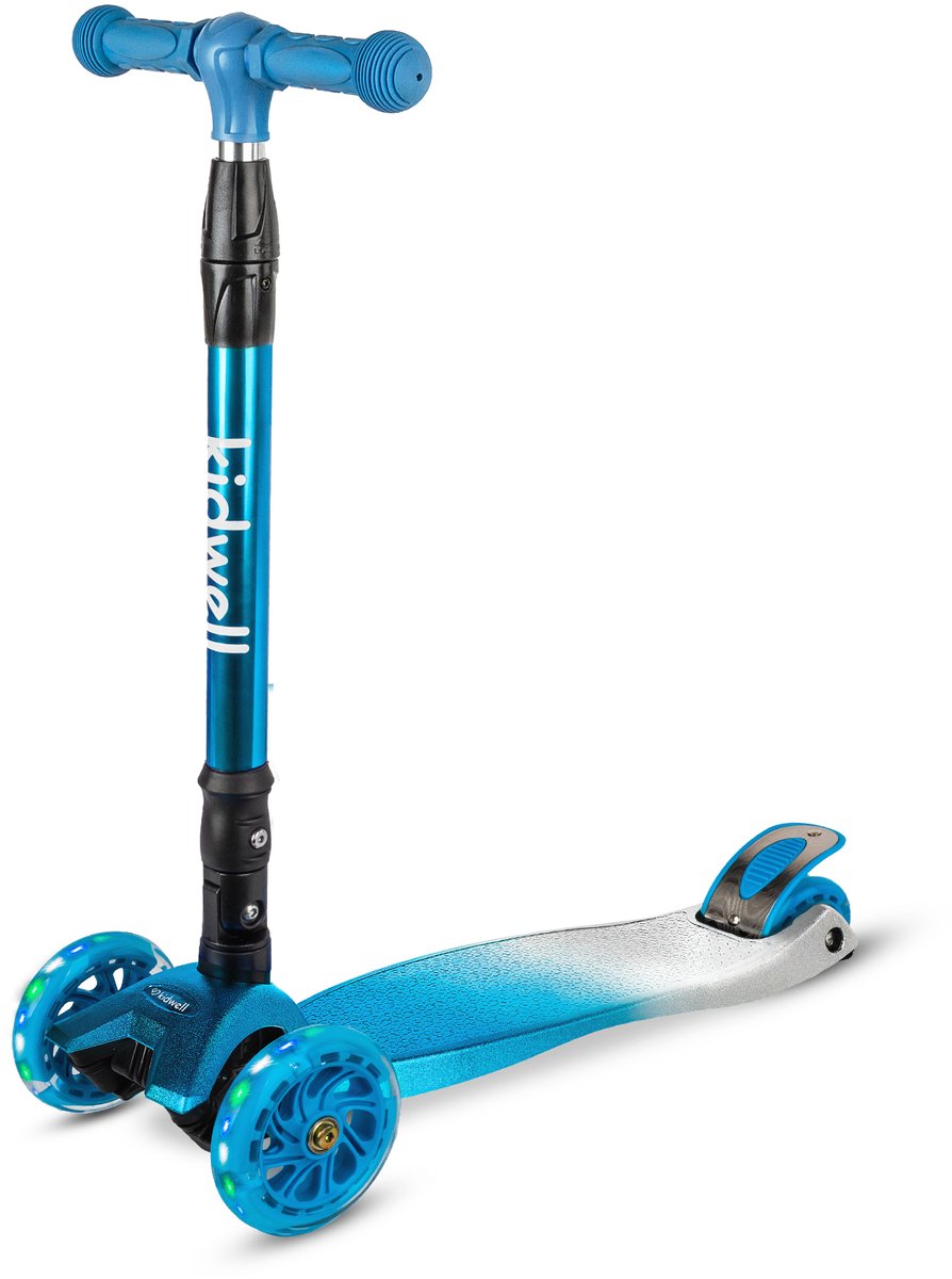 kidwell vento opvouwbare step 120 mm blauw zilver