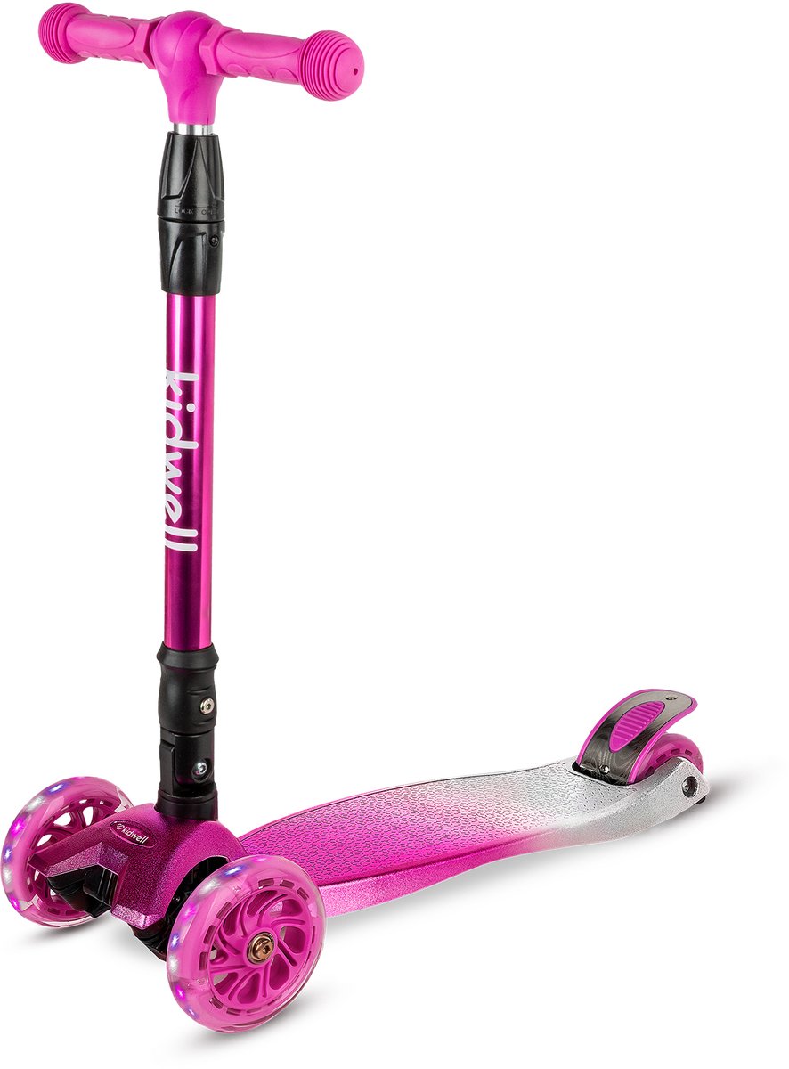 Kidwell-VENTO-OPVOUWBARE STEP 120 mm-Roze/zilver Step kopen online