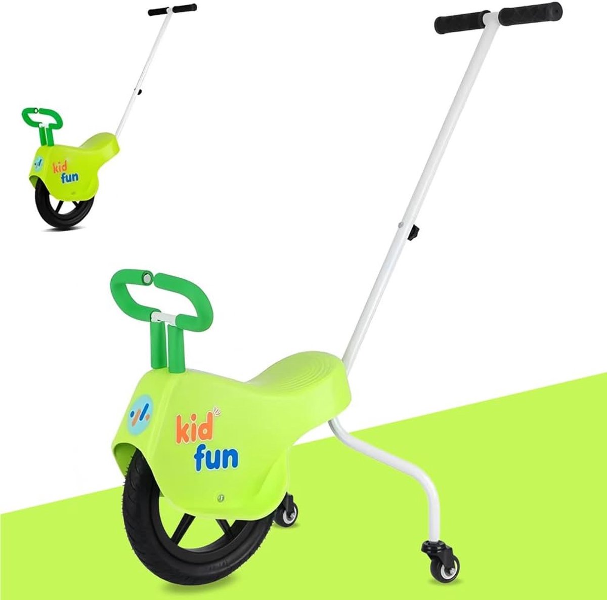 Kinder Eenwieler - Ouder Kind Fiets - Buiten Spelen - 3-in-1 Ontwerp - One Size - Groen Eenwieler kopen online