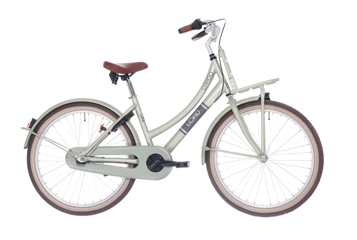 kinderfiets bikefun load 24 inch met nexus 3 versnelling remnaaf desert sage