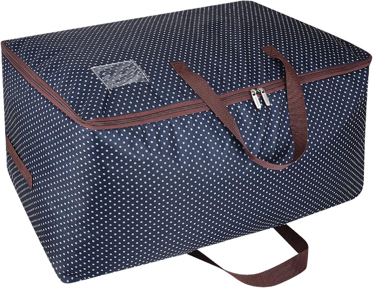 Kledingzakken van 105 liter, dikke, extra grote opbergtas, reistas (blauw) Opbergtas kopen online