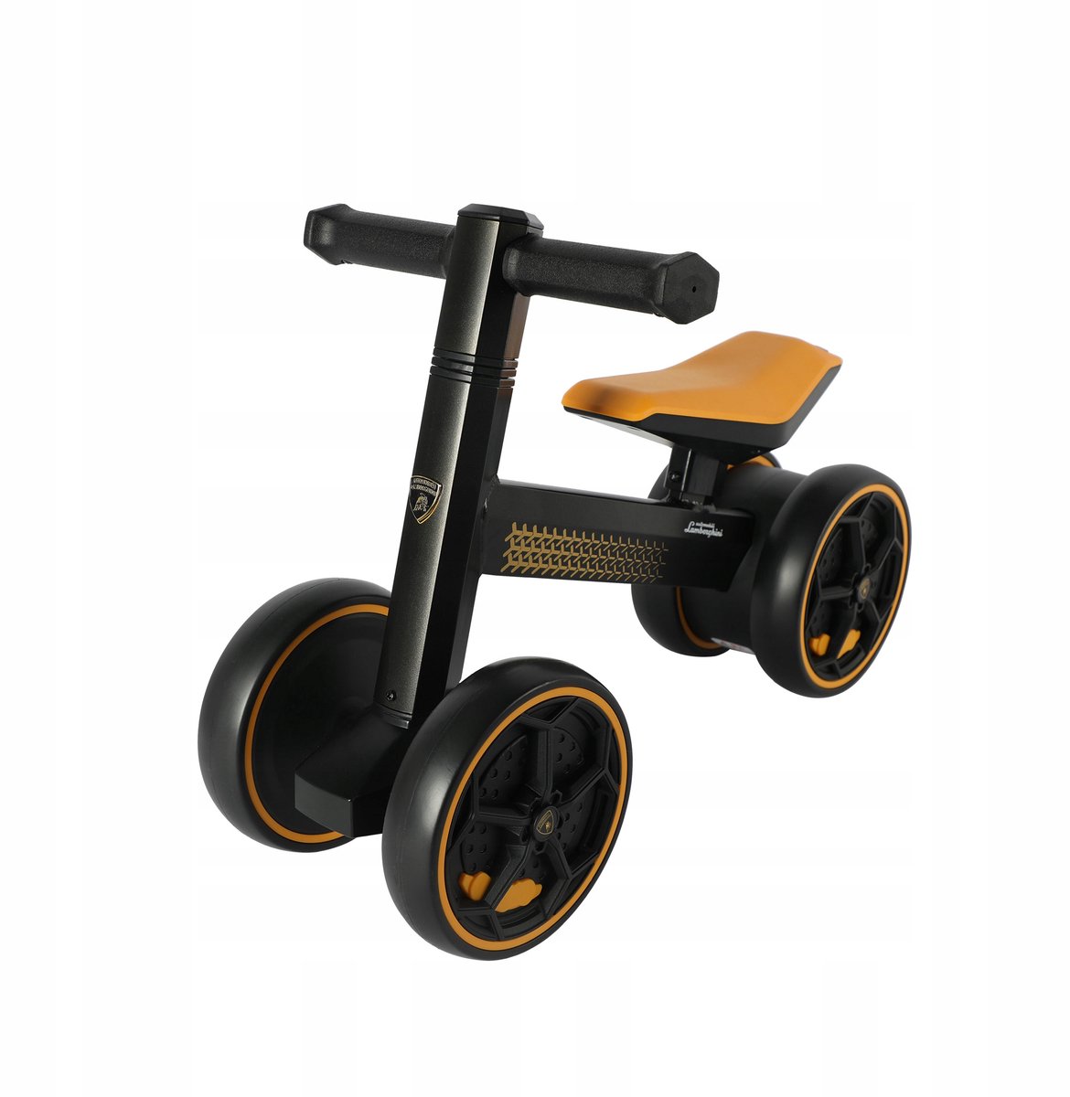 Lamborghini LD-H888-BK Loopfiets – fiets voor Kinderen – 12-36 Maanden – Lichtgewicht Aluminium – Zwart/Oranje Kinderfiets kopen online
