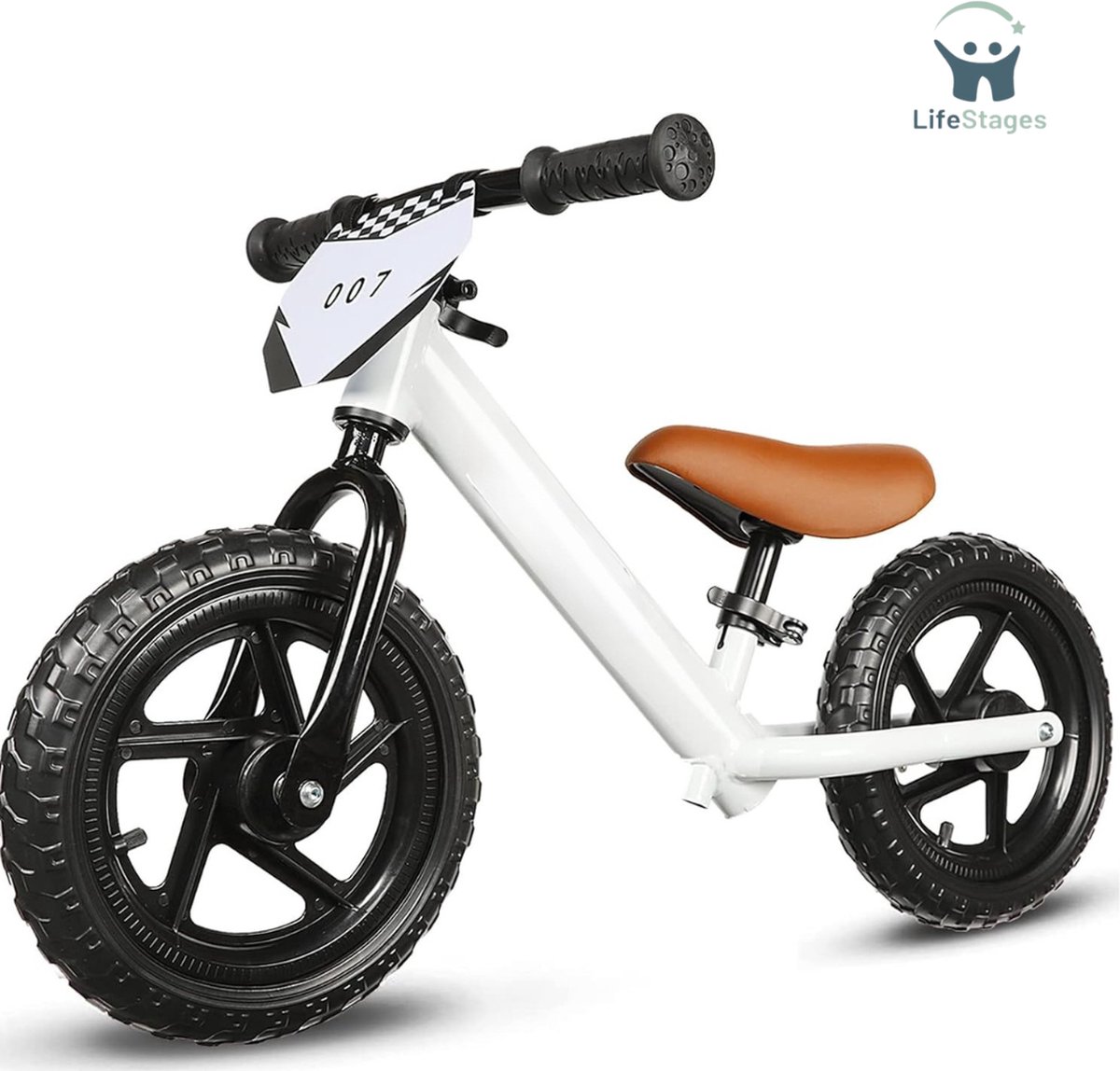 LifeStages - Loopfiets 2 Jaar - Loopfiets - Kinderloopfiets - Driewieler - Zonder Pedalen - Verstelbaar Zadel en Stuur - Lichtgewicht - Comfortabele Zitting en Voetsteun - Roze Loopfiets kopen online