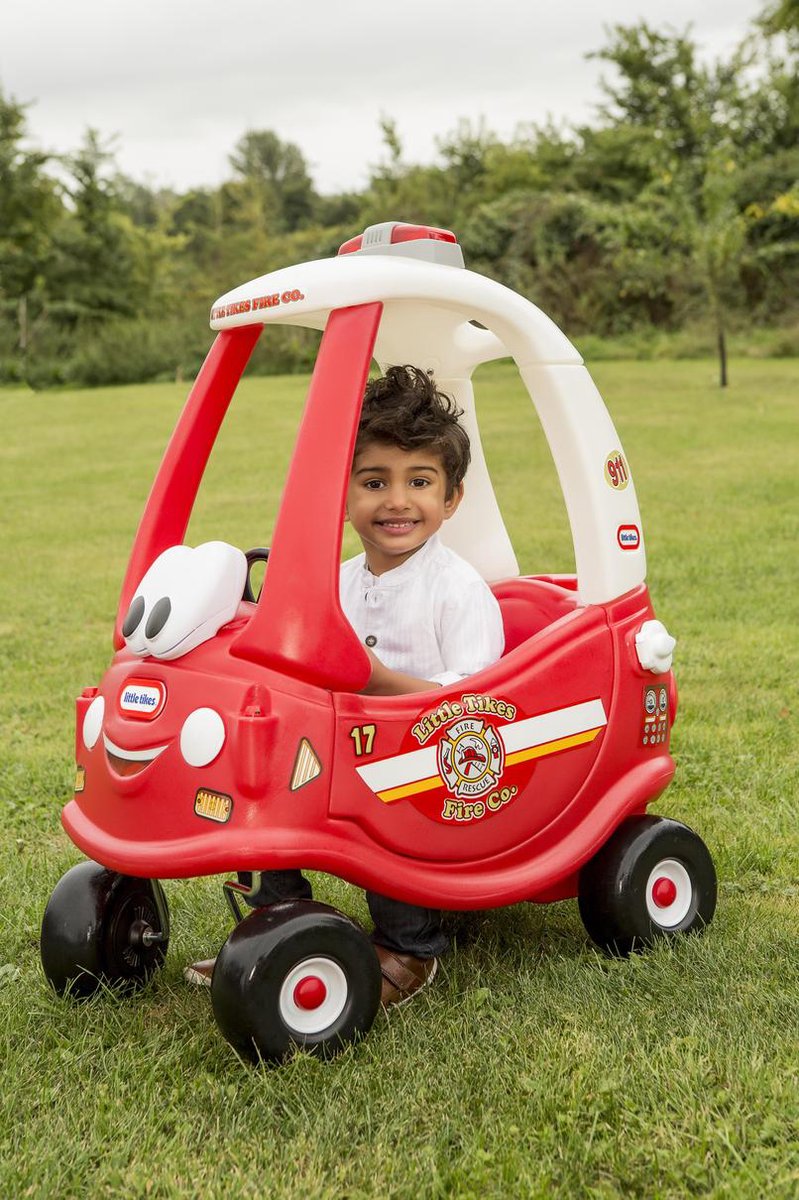 little tikes cozy coupe brandweer loopauto