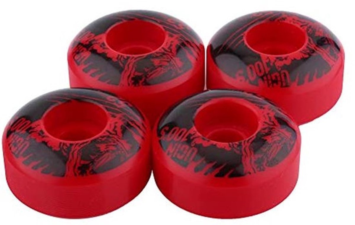 longboard wielen 52mm x 30mm duurzame longboard wielen set van 3 voor elektrische skateboard diy rood