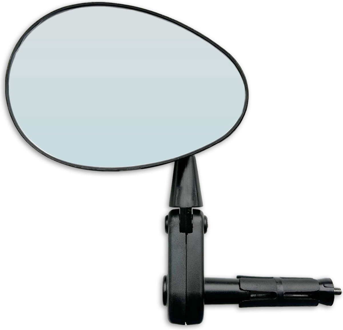 lynx fietsspiegel 115 mm links stuurbevestiging zwart