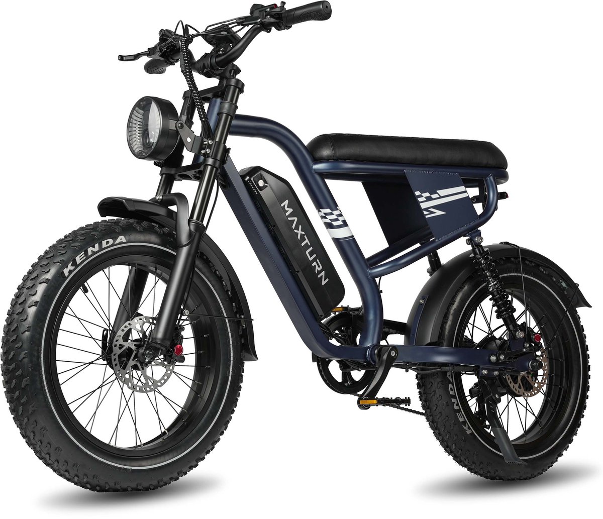 maxtron max10 elektrische fiets 20 4 0 inch fatbike 48v 13 5ah accu actieradius tot 100 km mechanische schijfremmen stadsfiets max belastbaar 180 kg blauw