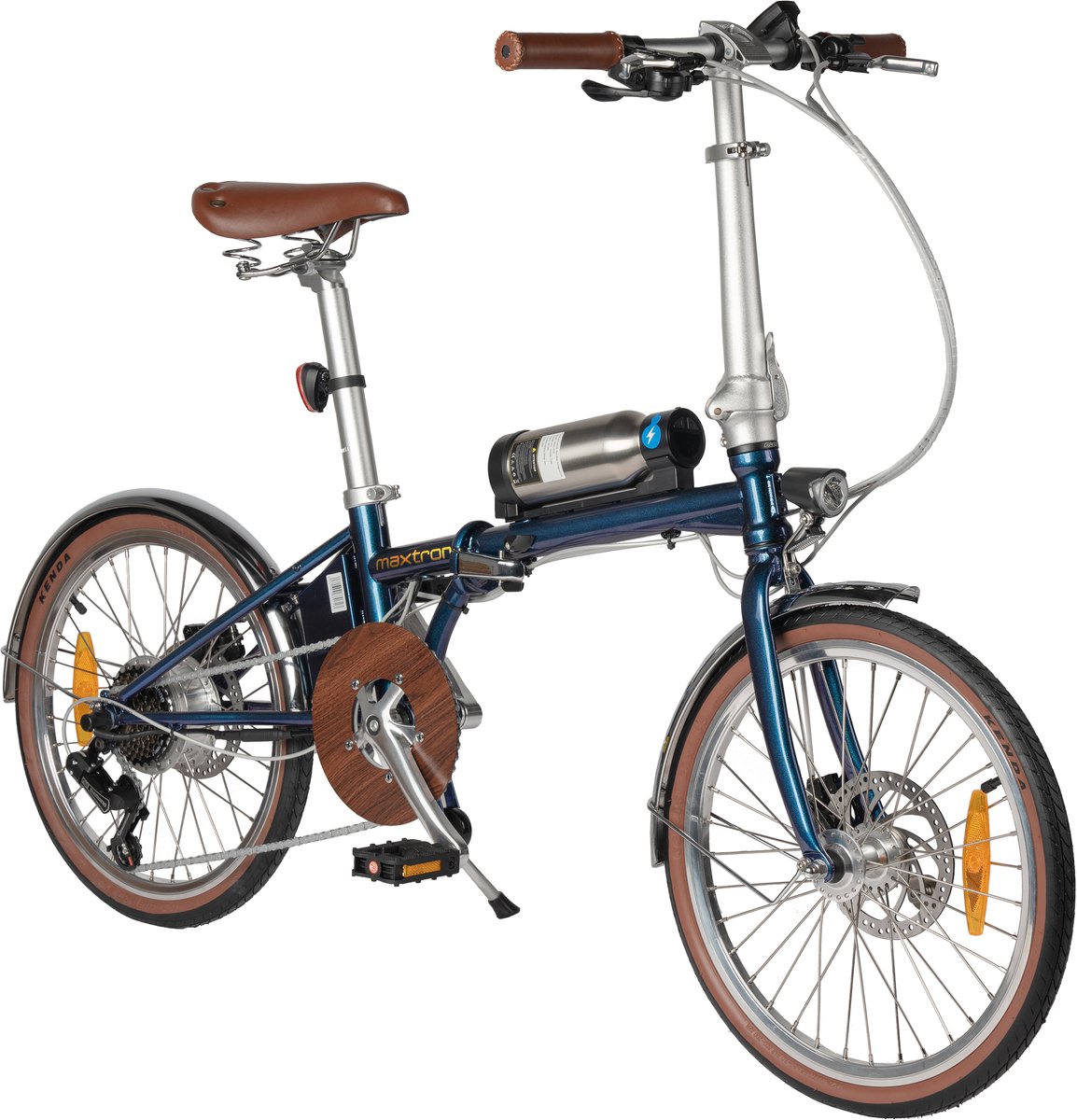 maxtron smart20 elektrische fiets 20 inch opvouwbare e bike 36v 5 2ah accu actieradius tot 40 km shimano 7 versnellingen schijfremmen stadsfiets blauw