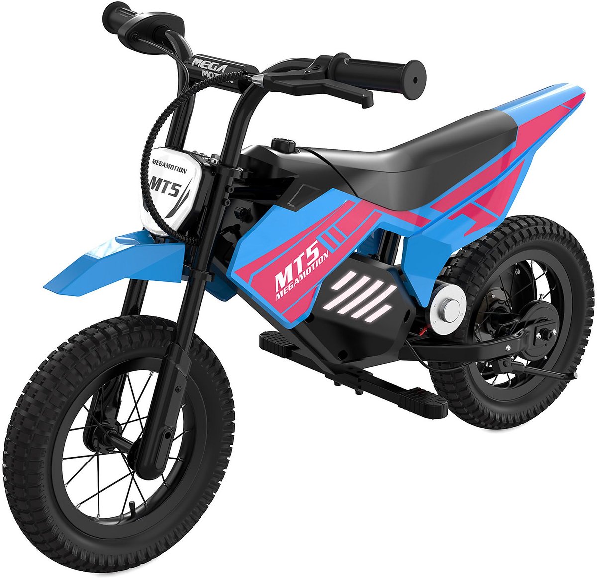 MegaMotion Elektrische Kinder Motorfiets MT5 - 16 km/u Max Snelheid - 2 Snelheidsstanden - 10 km Actieradius - 12 inch Banden - Vanaf 6 Jaar Accuvoertuig kopen online