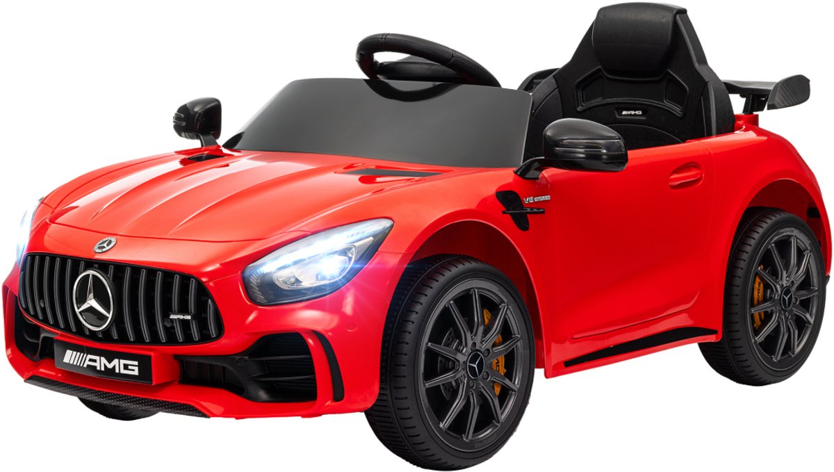 mercedes gtr amg elektrische kinderauto met afstandsbediening 2x25w zwart