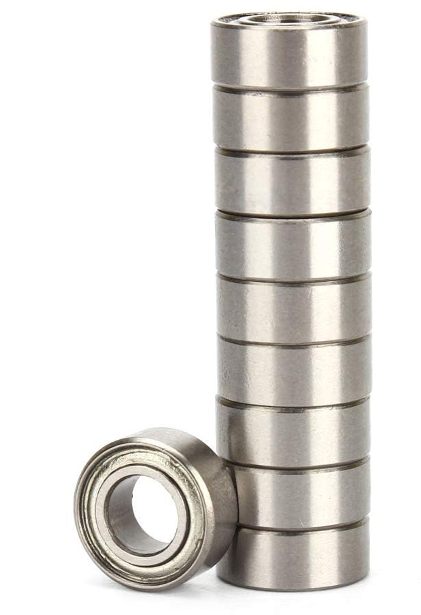 Mini Ball Bearings 10mm 5x10x4mm Double Seal voor Skateboard - Scooter - Inline Skates - Hoge Snelheid - Ventilatoren Skateonderdeel kopen online