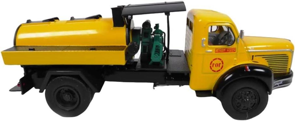 Miniatuur Vrachtwagen - Modelauto Asfaltmixer - Verzamelen - Schaal 1:43 Metaal Speelgoedkruiwagen kopen online