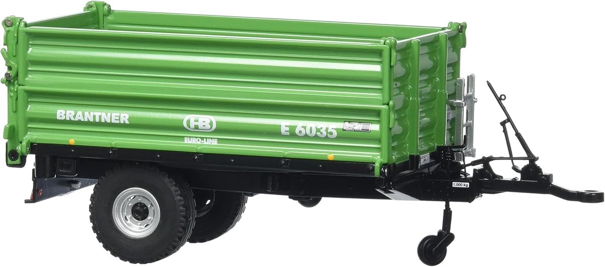 Miniatuurvoertuigen - Landbouw Aanhanger - Modelbouw Hobby - Driezijdige Kiepbak - Schaal 1:32 - Groen Speelgoedkruiwagen kopen online