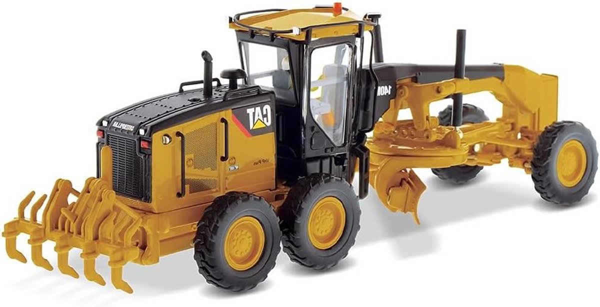 motor grader model wegbouw machine modelbouw verzamelen gedetailleerde replica 1 50 schaal geel