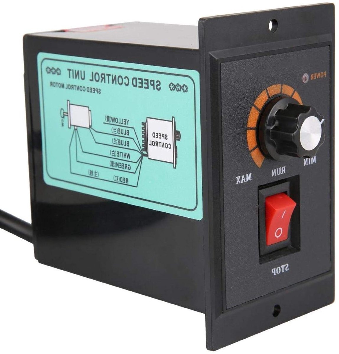 motor toerentalregelaar ac motor controller industri le automatisering vooruit en achteruit rotatie 400 watt rood