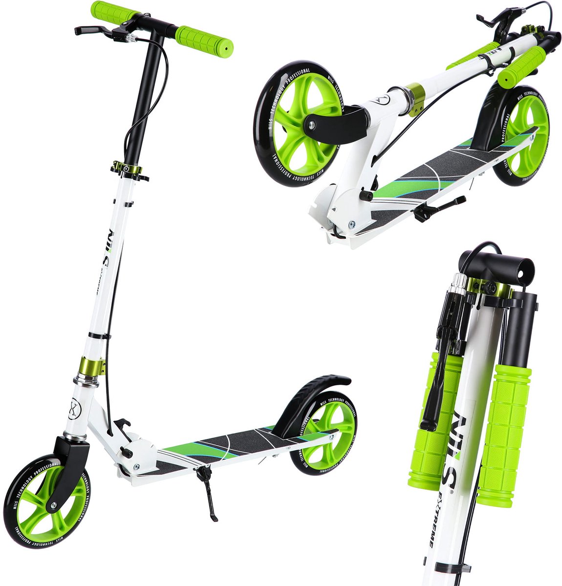 nils extreme hm0180 klassieke step 180mm wielen regelbare hoogte