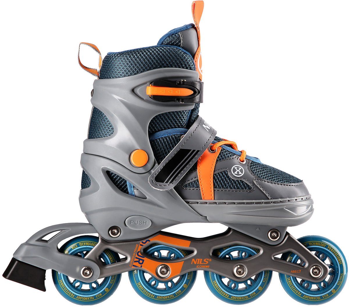nils extreme nj1828a rolschaatsen m 35 38 abec 7 aluminium ploeg