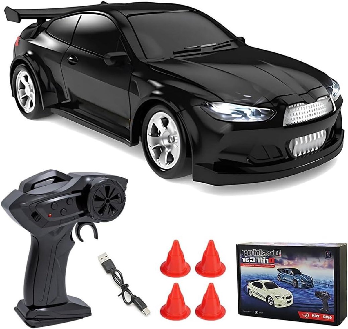 nula mini rc drift car desktop scale 1 64 15km h 4wd 2 4ghz remote controlled rc racing car drift sports car with led lighting hobby gift for adults lovers