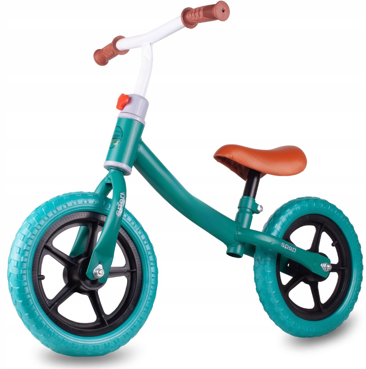Playos® - Balansfiets - Turquoise - vanaf 2 jaar - tot 35 kg - Verstelbare Hoogte - Lichtgewicht - Foam Wielen - Antislip - Loopfiets - Balanceren - Balansfiets Loopfiets kopen online