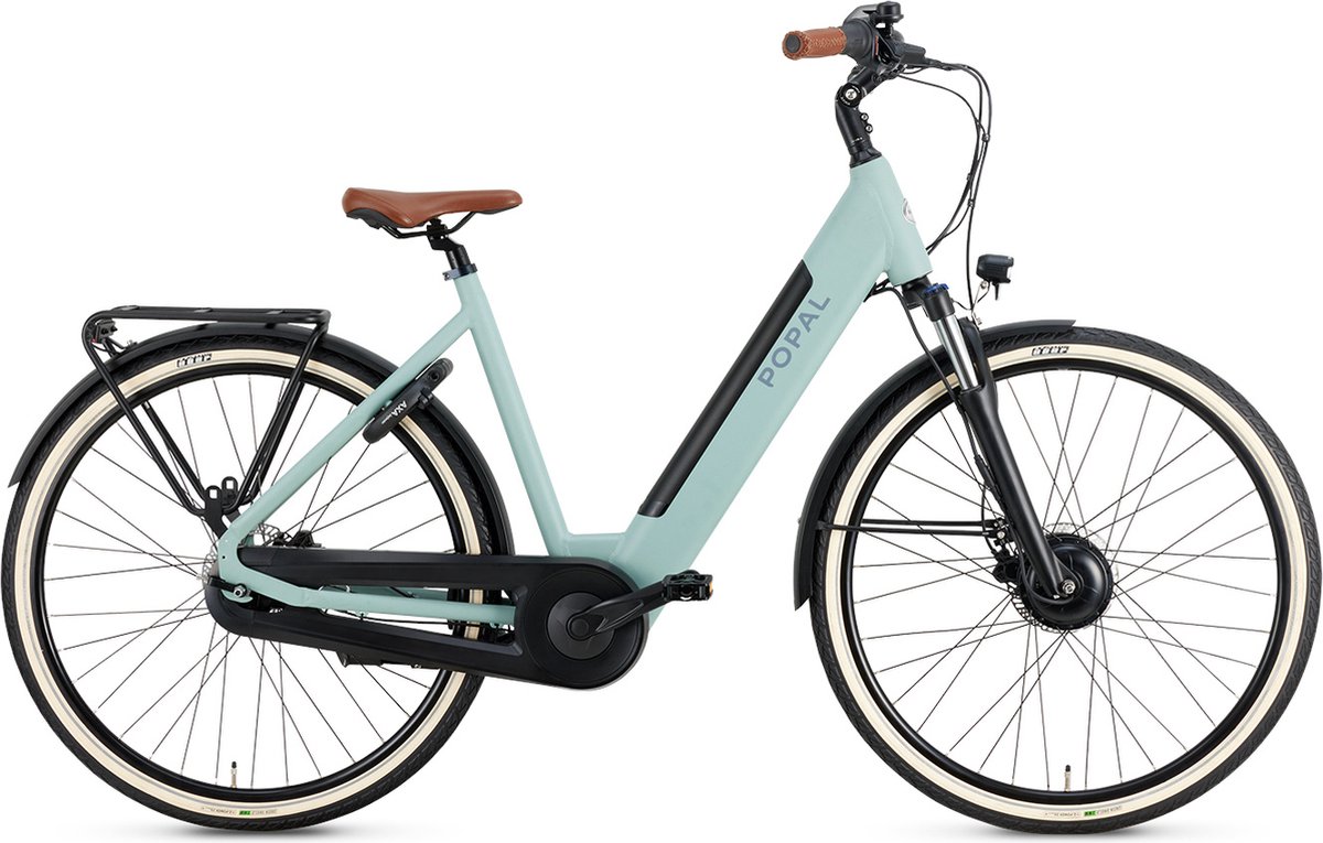 popal novel fm elektrische bike 28 inch damesfiets 53 cm mintgroen