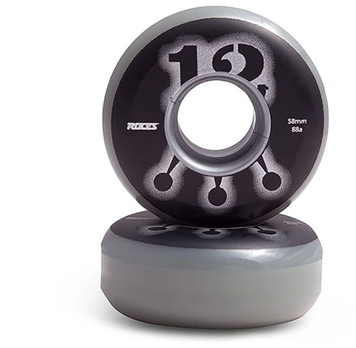 Roces - M12 Wielen - 58mm - 88a - Grijs - 4 Stuks Skateonderdeel kopen online