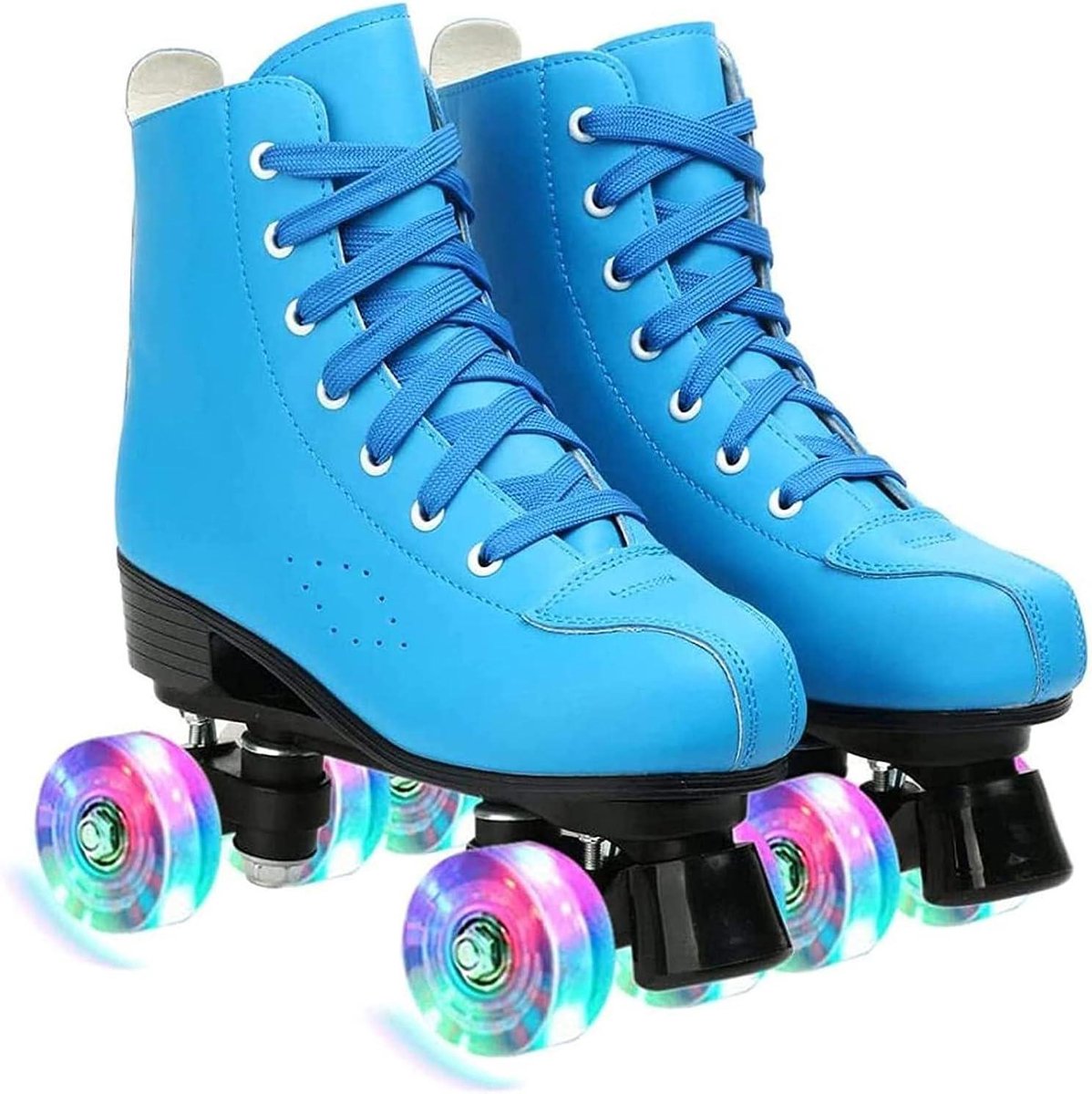 rolschaatsen dames dubbele rij vrije tijd led verlichting unisex volwassen