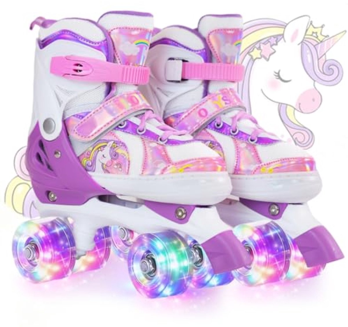 rolschaatsen voor kinderen met lichtgevende wielen