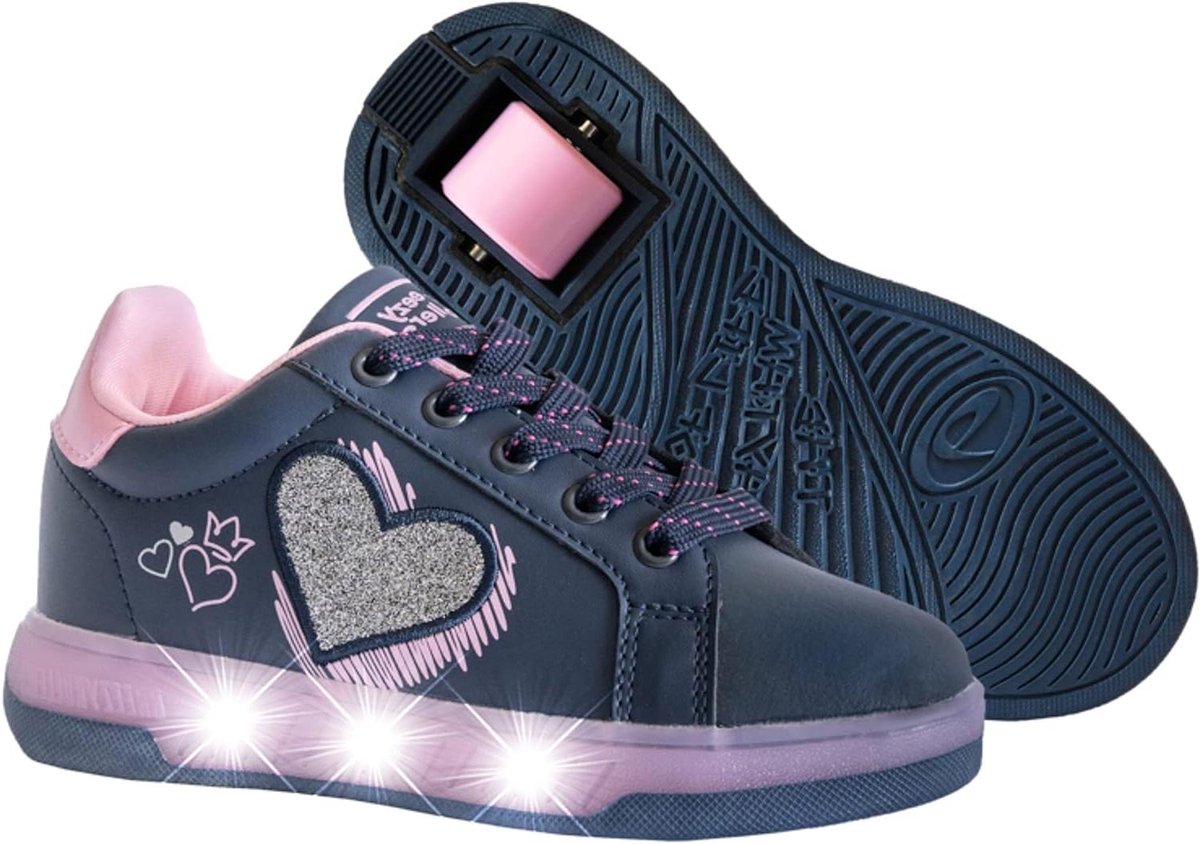 Schoenen met Wielen - Kinder Sneakers - Rollerskates - Afneembare Wielen - Lichtgevend Rolschaatsen kopen online