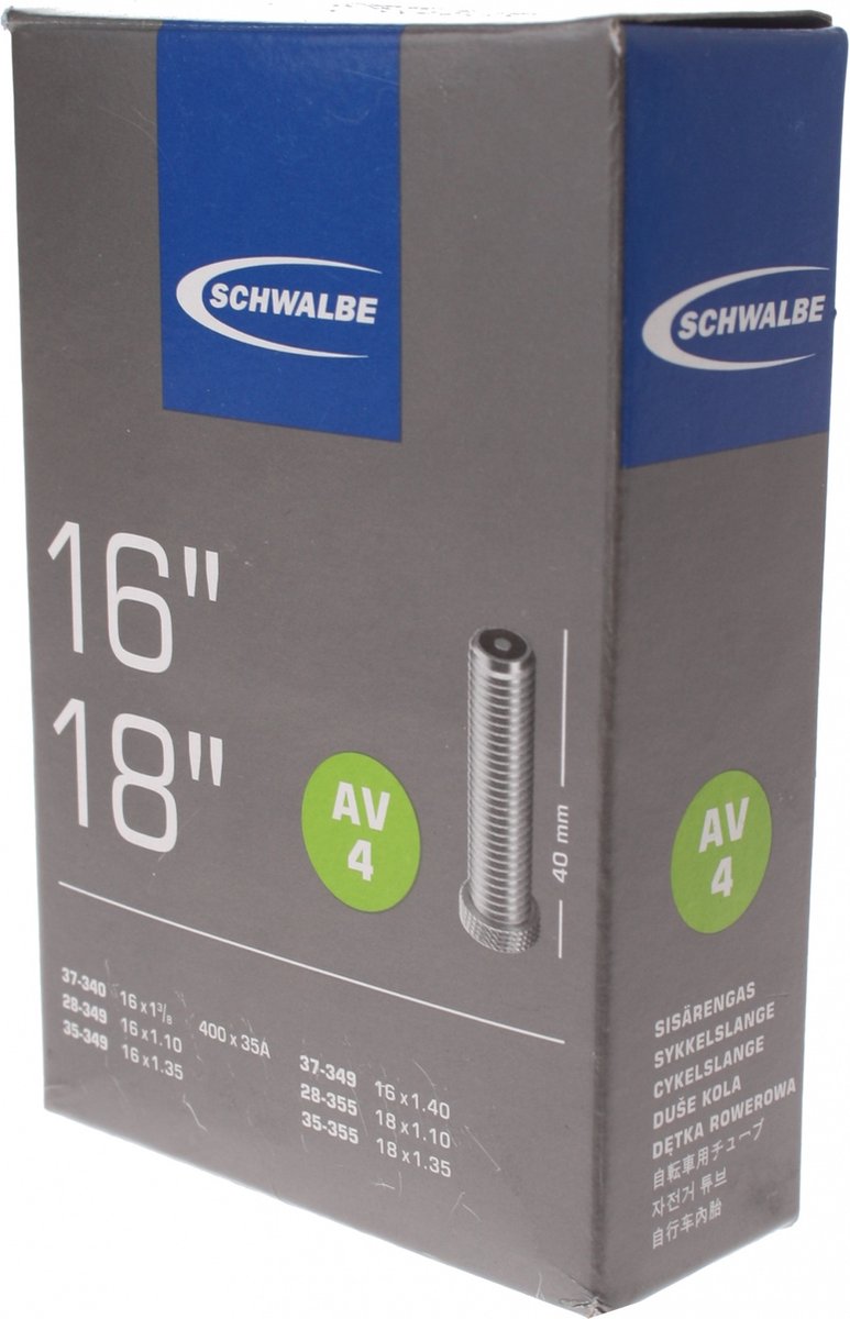 Schwalbe - Binnenband Fiets - Auto Ventiel - 32 mm - 16/18 x 1 3/8 - 1.35 Fiets kopen online