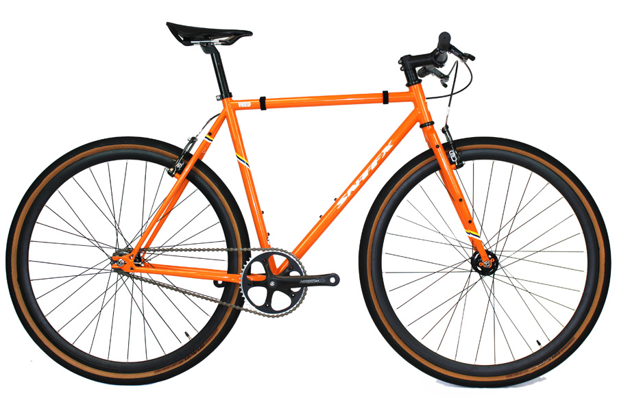Santafixie Wild Tracklocross Fixie Fiets - Orange