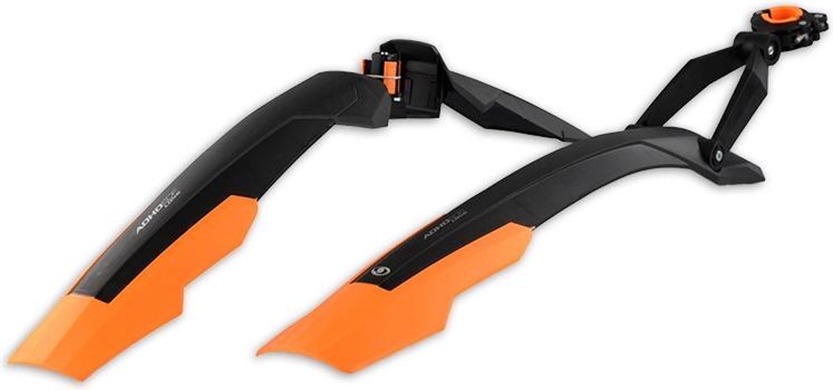 Simpla Spatbordset Adhd Long 27.5-29 Inch Zwart/oranje Fiets kopen online