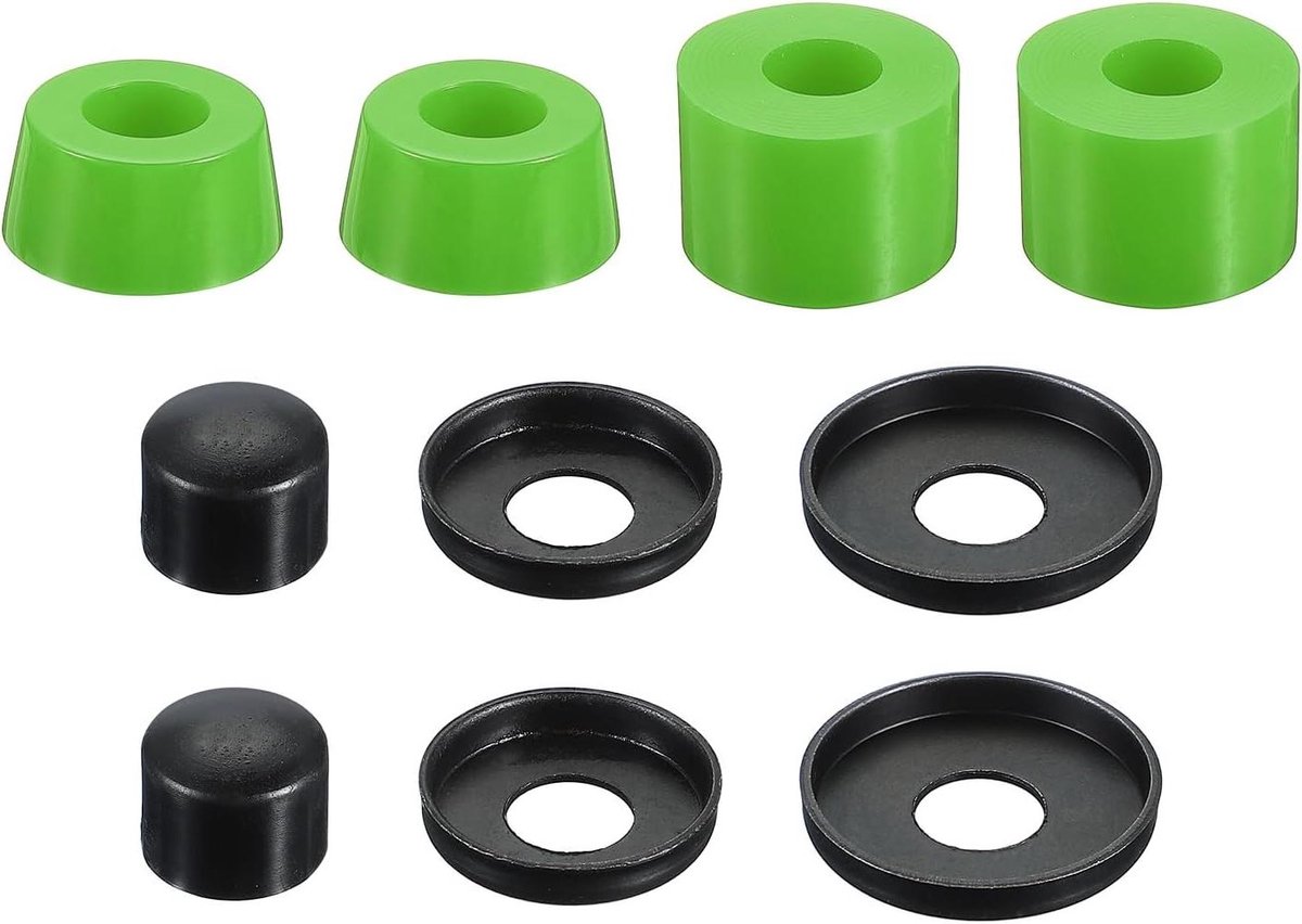 Skateboard Bussen Set - Truck Onderdelen - Soepeler Rijden - Duurzaam PU Materiaal - 23mm Cilinder - Groen Skateonderdeel kopen online
