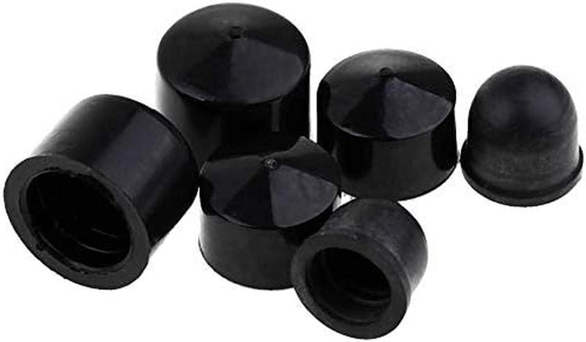 Skateboard Truck Bushing - Longboard Rebuild Kit - Skate Onderhoud - Flexibele Trucks - 6 stuks - Zwart Skateonderdeel kopen online