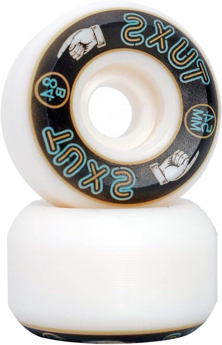 Skateboard wielen - Pro wielen - Street & park - SHR Premium Urethaan - 54mm 84B Skateonderdeel kopen online