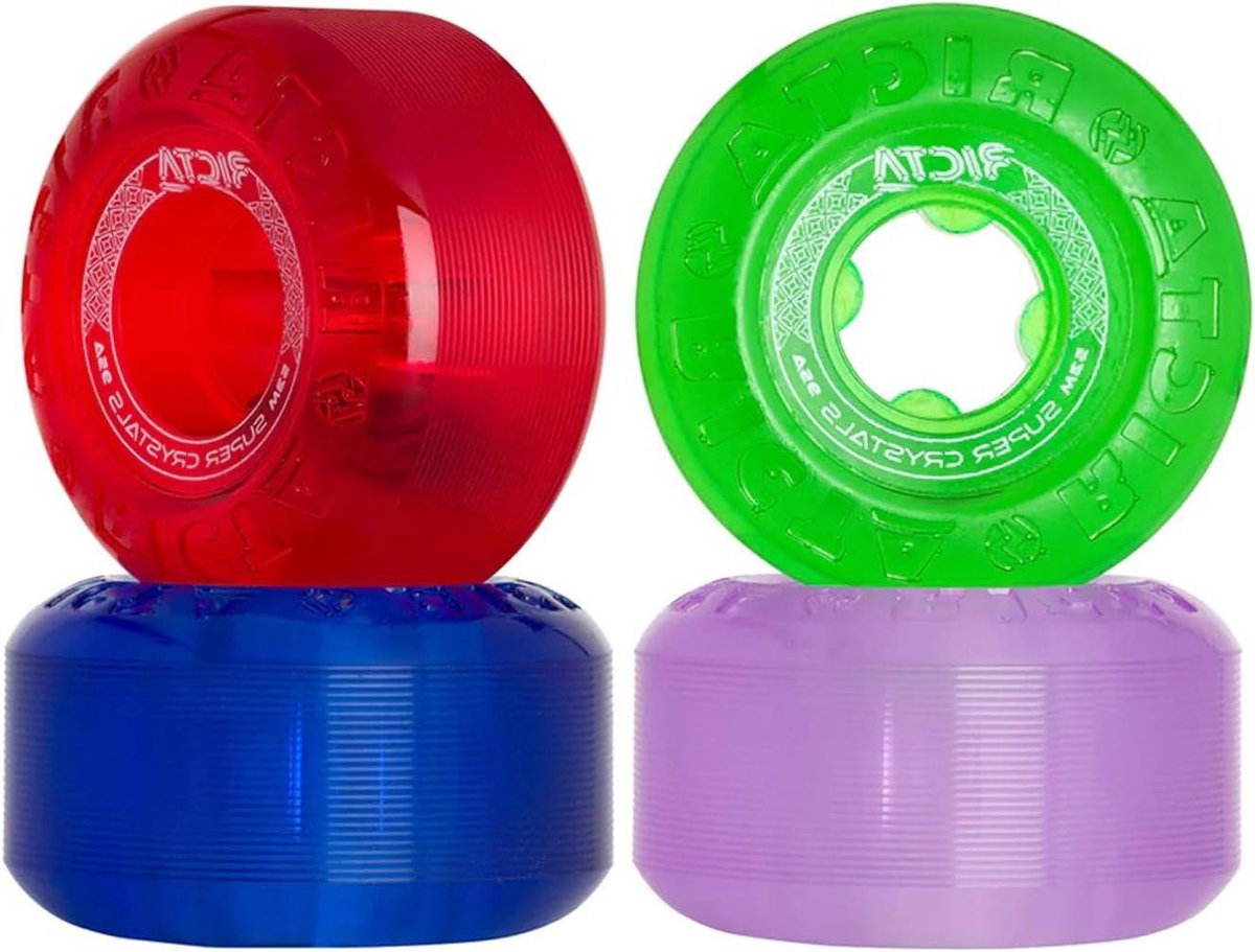 skateboard wielen wielen set skateboarden straat transparant urethaan 53 mm 95a transparant