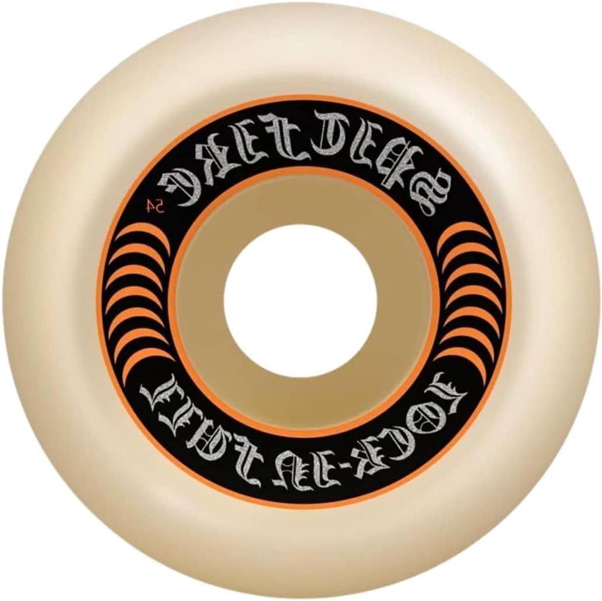 skateboardwielen wielen straat skateboarden asymmetrisch ontwerp 54mm 99a natuurlijk