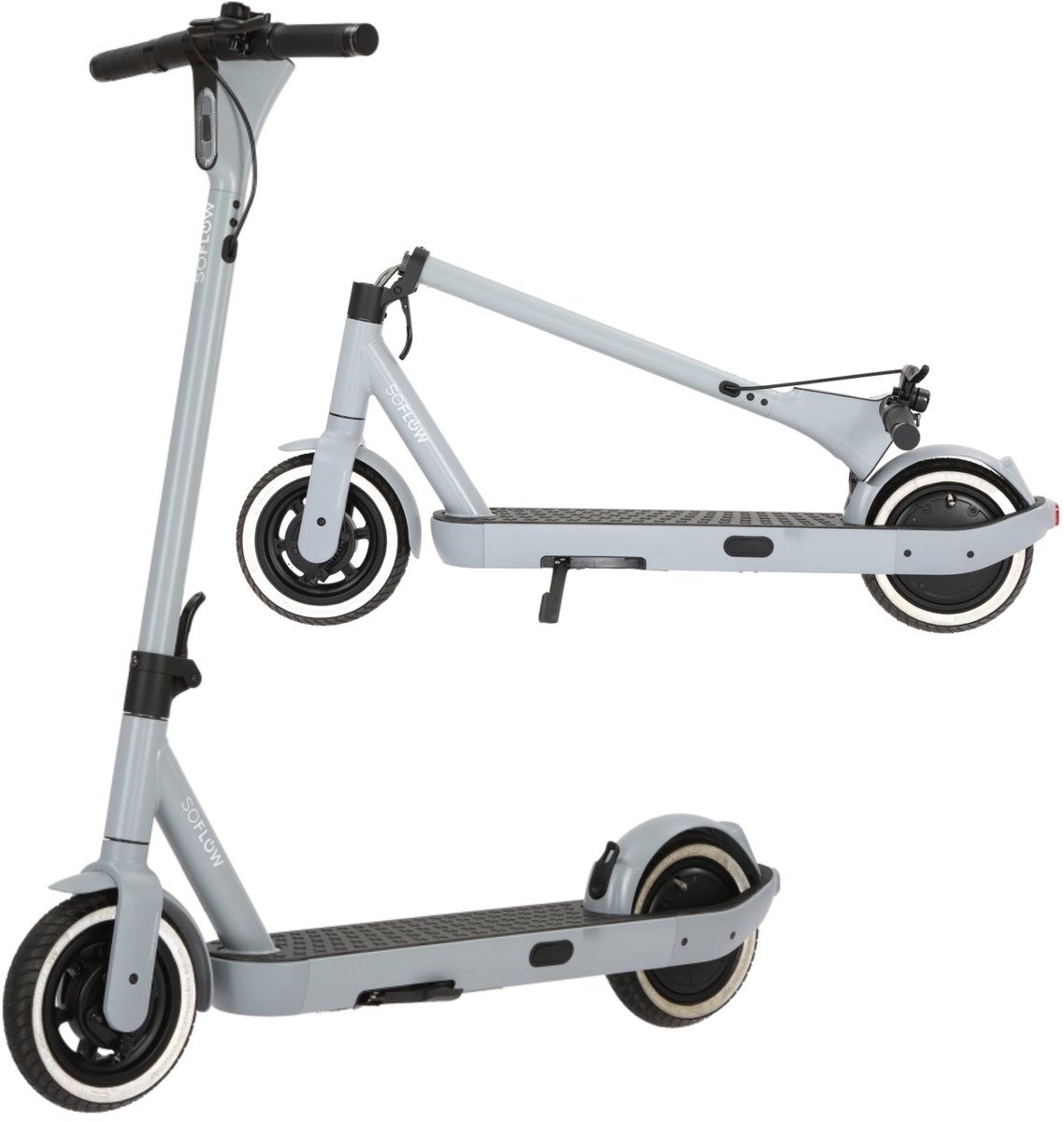 soflow s05 elektrische step met abe 250w motor 36v 7 8a hsnelheid 22 km h 20 km actieradius 8 5 inch luchtbanden vouwbaar dubbel remsysteem led verlichting