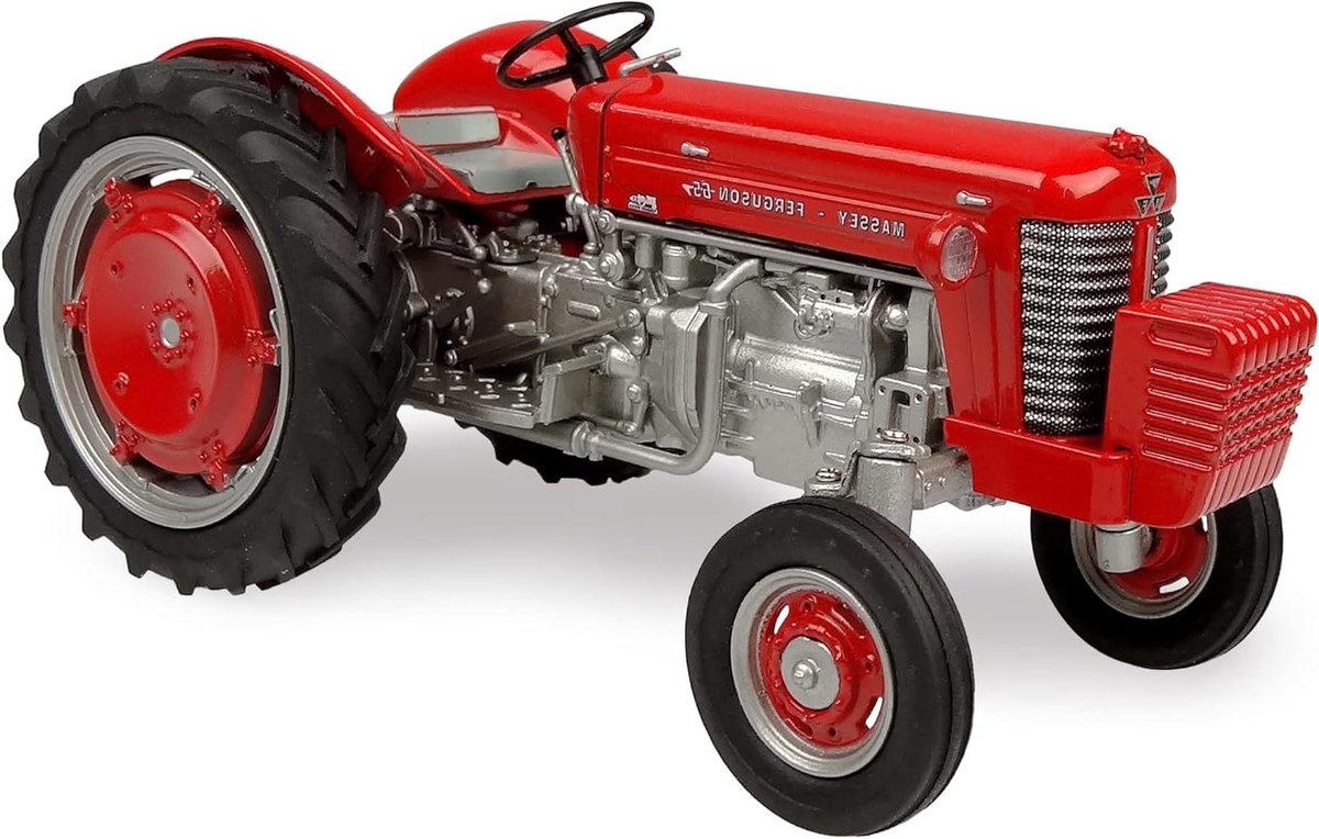Speelgoed Tractor - Miniatuur Tractor - Landbouw Simulatie - Gedetailleerd Metaalmodel - 12cm x 6cm x 6cm - Rood Speelgoedkruiwagen kopen online
