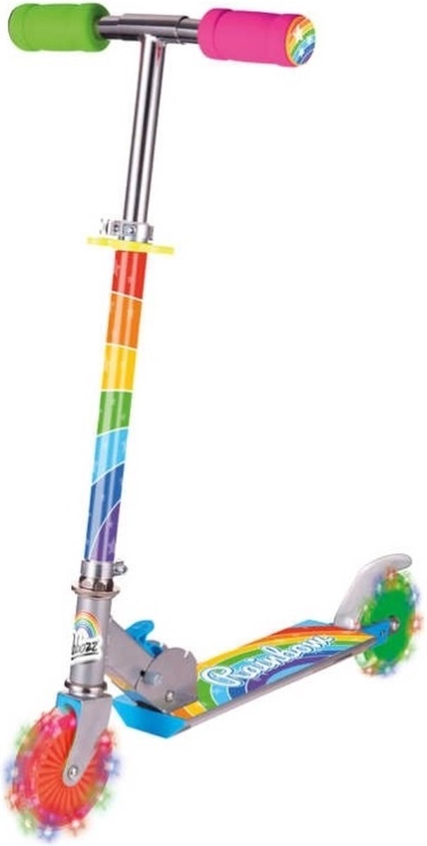 Step Regenboog Met Verlichte Wielen Step kopen online