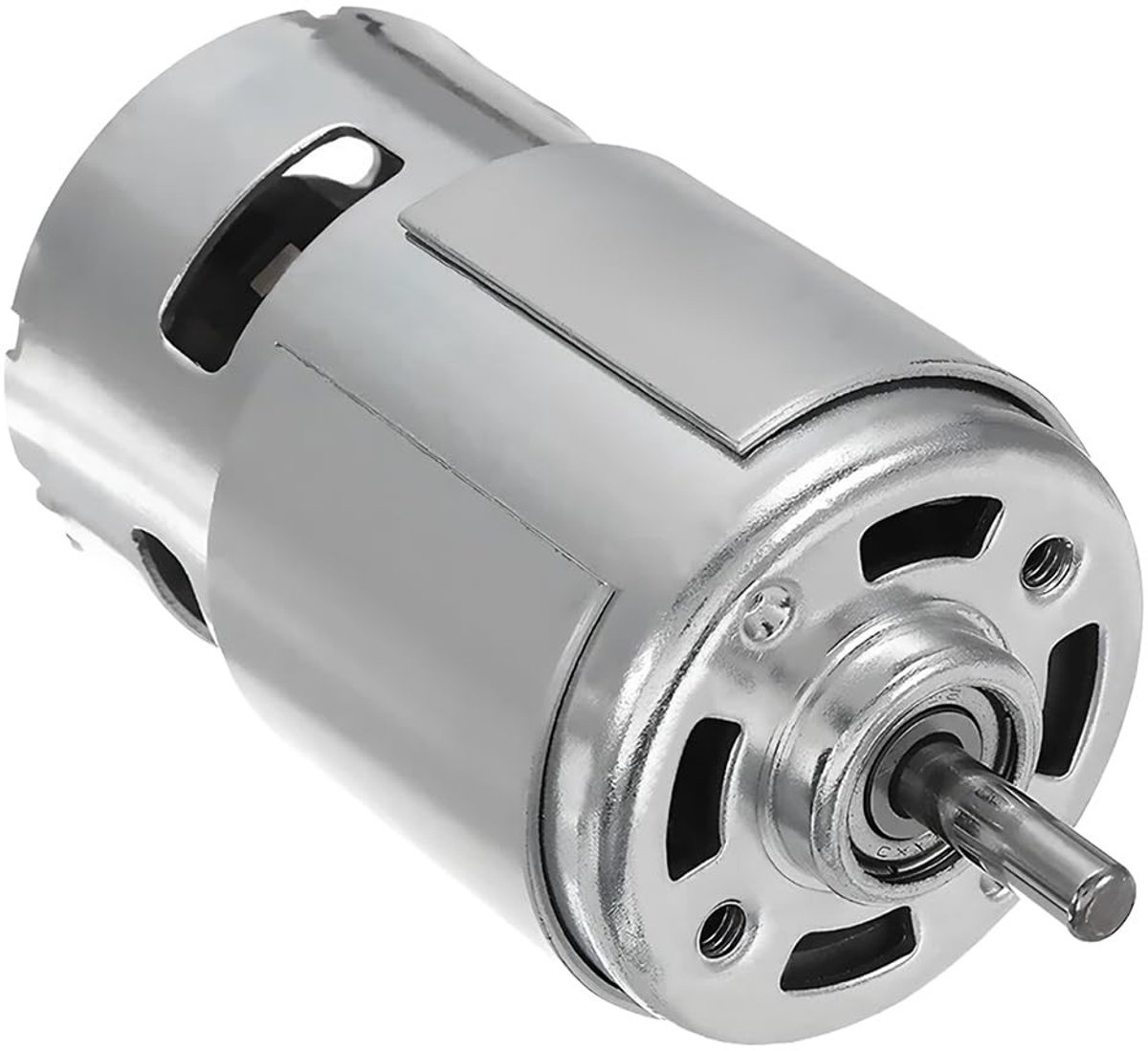 store 8 dc motor hoog koppel gelijkstroommotor laag geluidsniveau zilver voor elektrische voertuigen speelgoed 12v