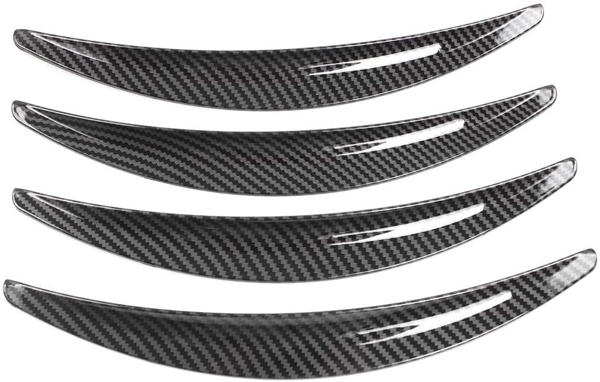 store 9 carbon fiber black wiel fender flares eenvoudig te installeren gloss black spatlappen voor model 3 bescherming en stijl geschik