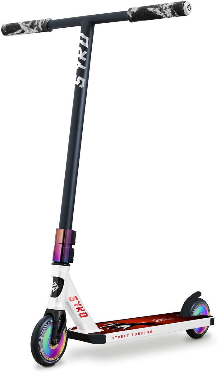 Street Surfing - Syko Stuntstep - Red Five - 120mm Wielen Step kopen online