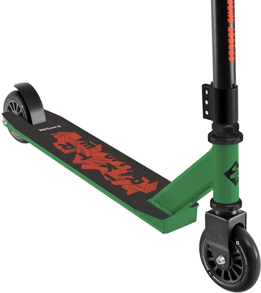 street surfing trickster stunt scooter tricky green 100mm