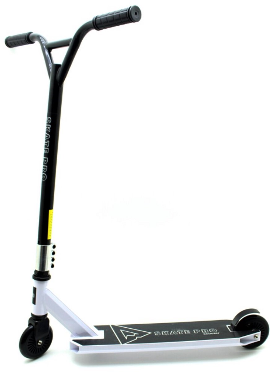 Stuntstep - 110 mm wielen - Aluminium - Step voor kinderen - Wit Step kopen online