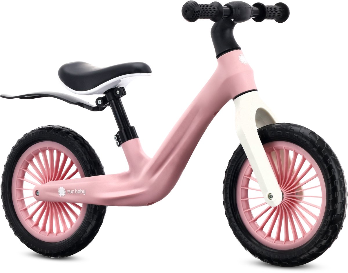 sun baby Loopfiets voor Kinderen Sport - 2 jaar, max. 30 kg, Loopfietsen, nylon frame, EVA-wielen, verstelbaar zadel en stuur - Roze Loopfiets kopen online