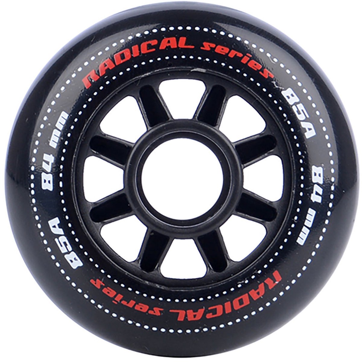 Tempish Radical 85a Wheels 4 Pcs 84mm Black Skateonderdeel kopen online